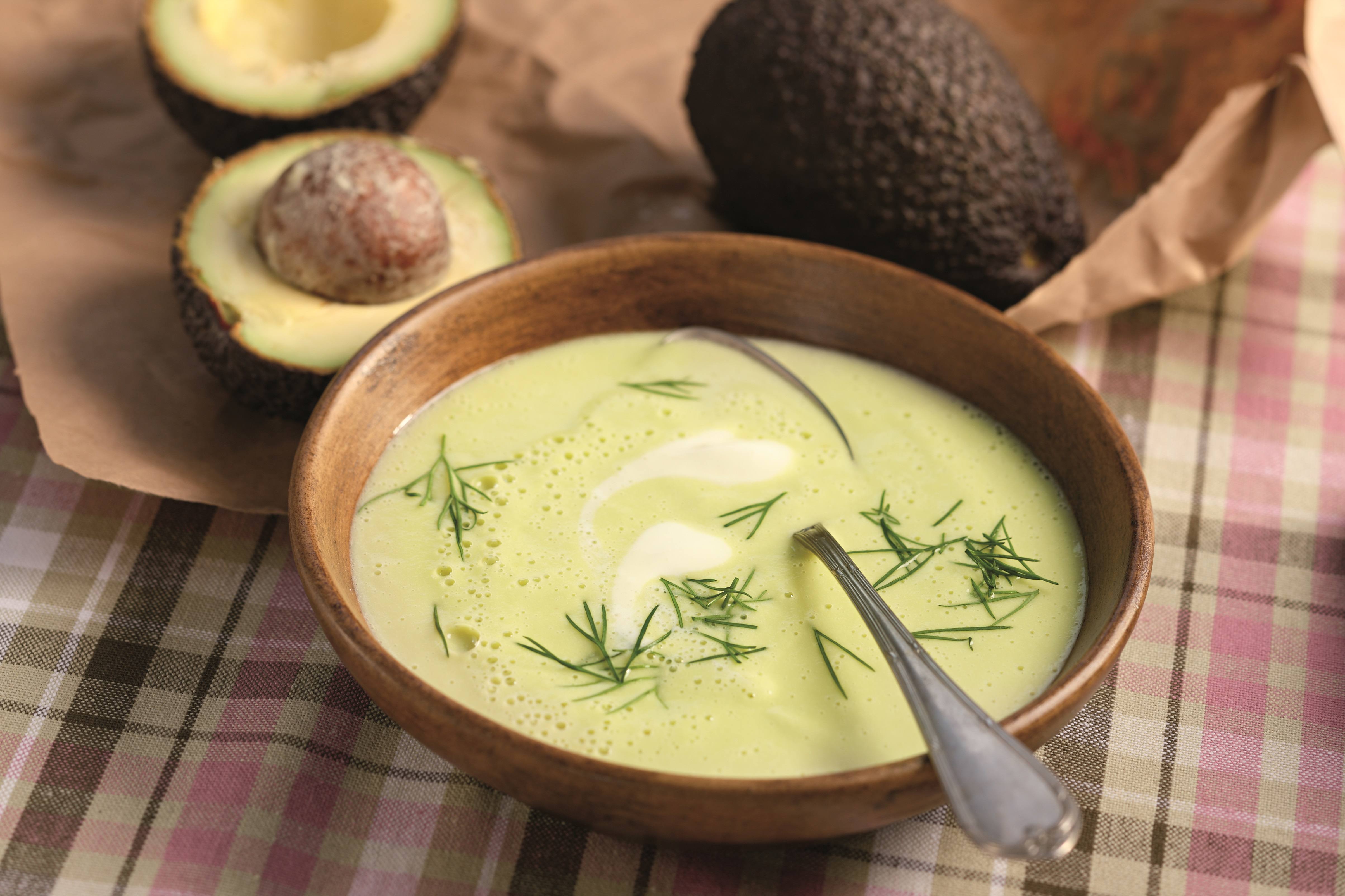 recipe image Warme Avocadocremesuppe