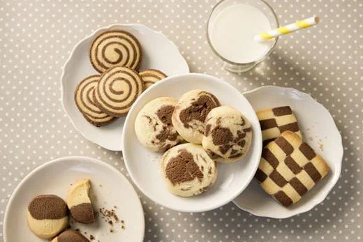 recipe image Schwarz-Weiß-Gebäck