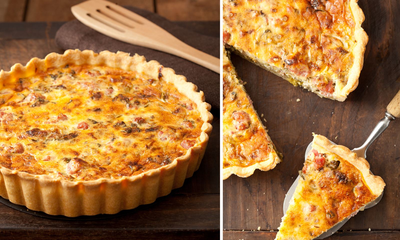 recipe image Wirsing-Quiche mit Mett