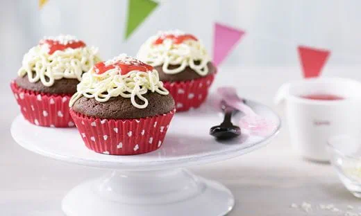 recipe image Süße Spaghetti-Muffins