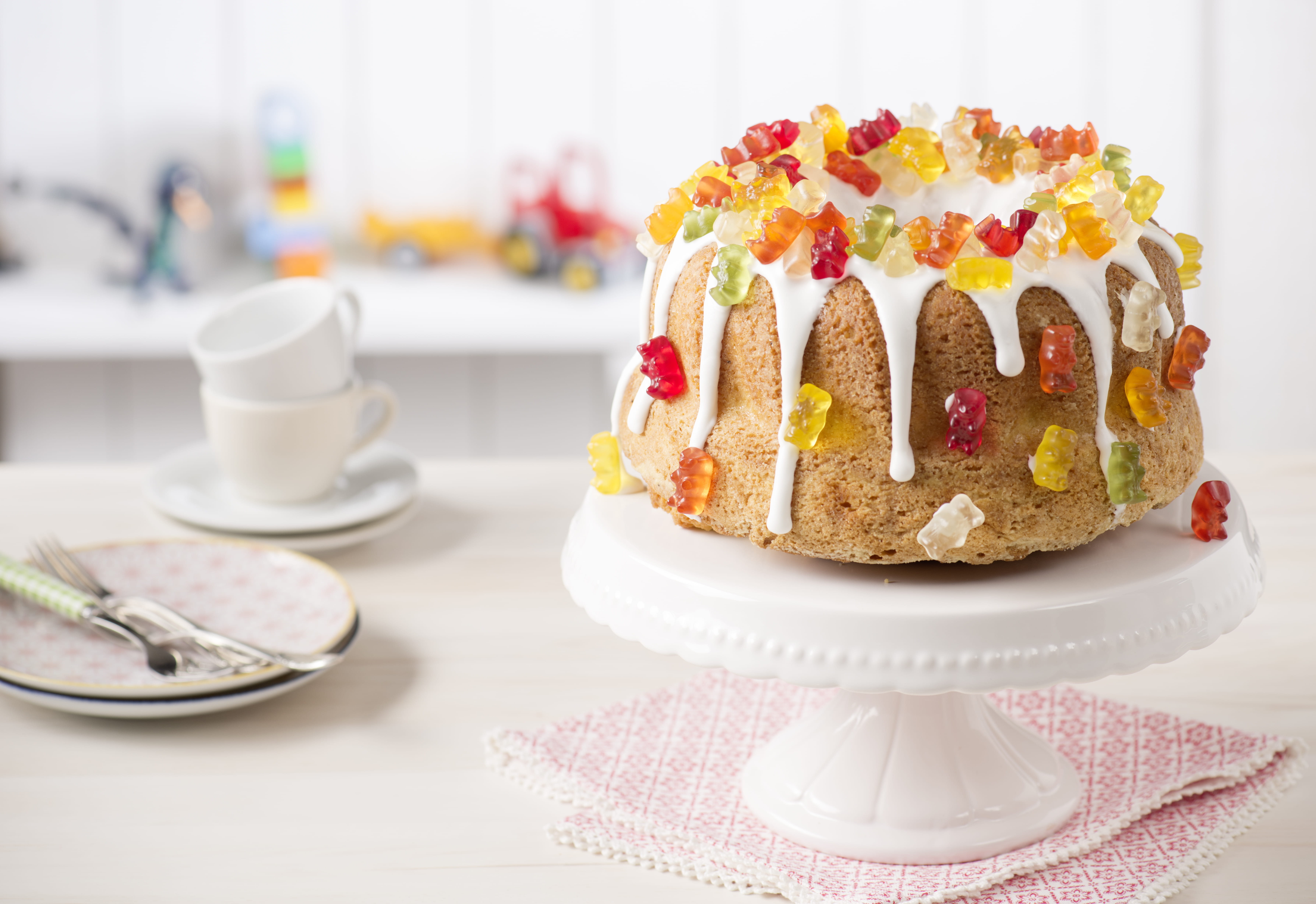 recipe image Gummibärchen-Gugelhupf