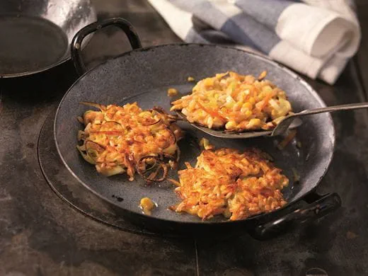 recipe image Vollkorn-Gemüsepuffer