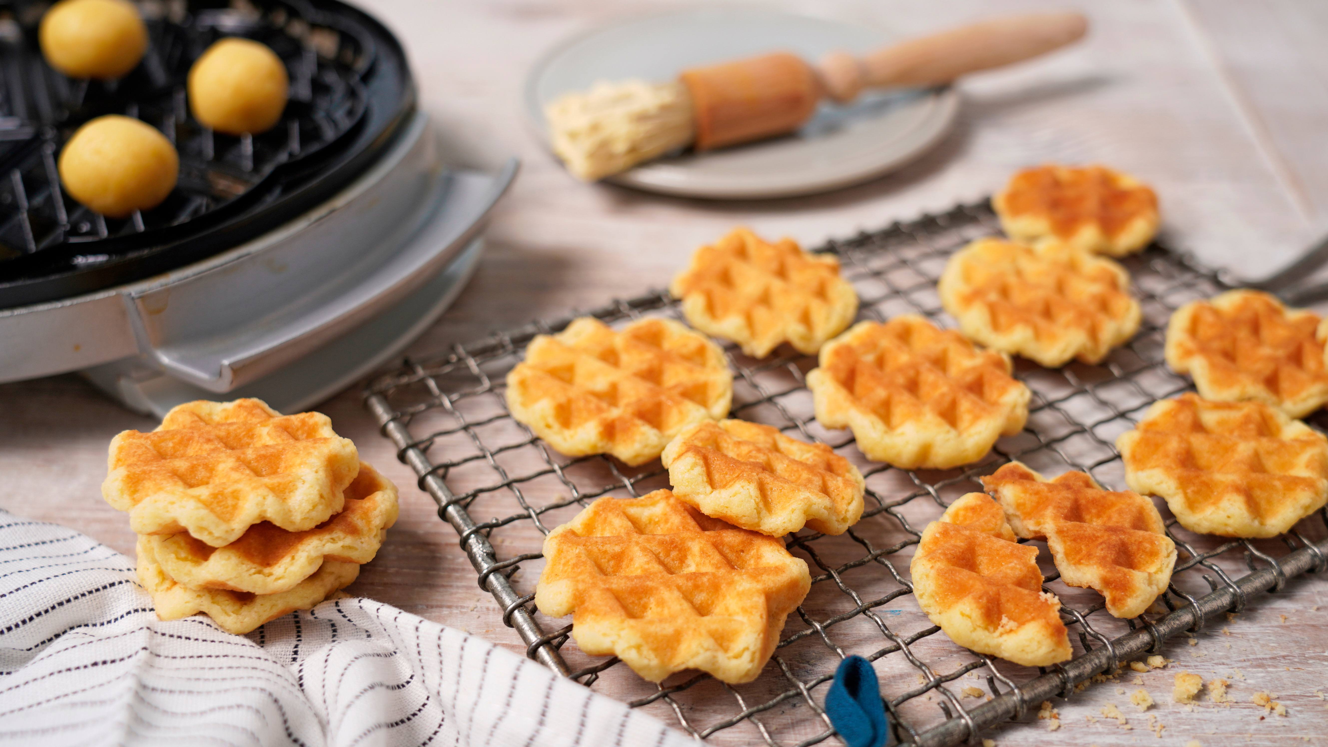 recipe image Plätzchen aus dem Waffeleisen