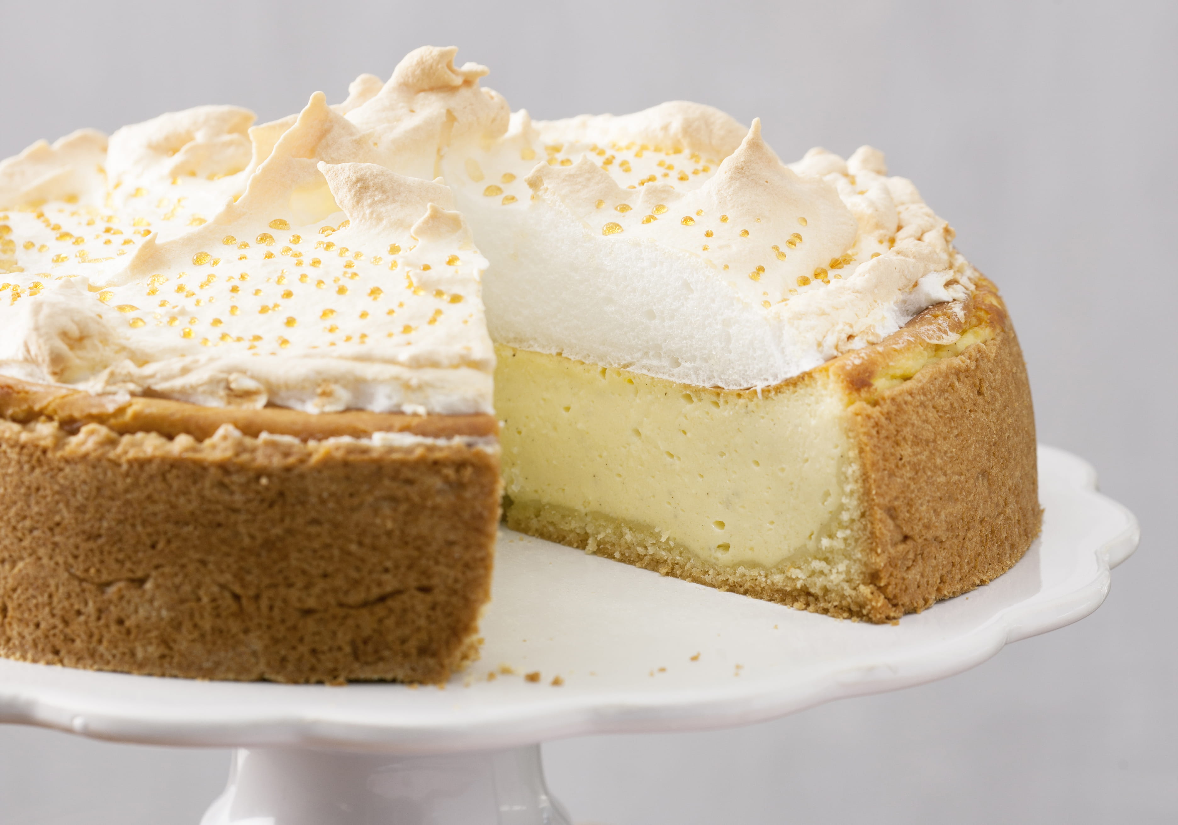 recipe image Käsekuchen mit Baiser / Tränchenkuchen