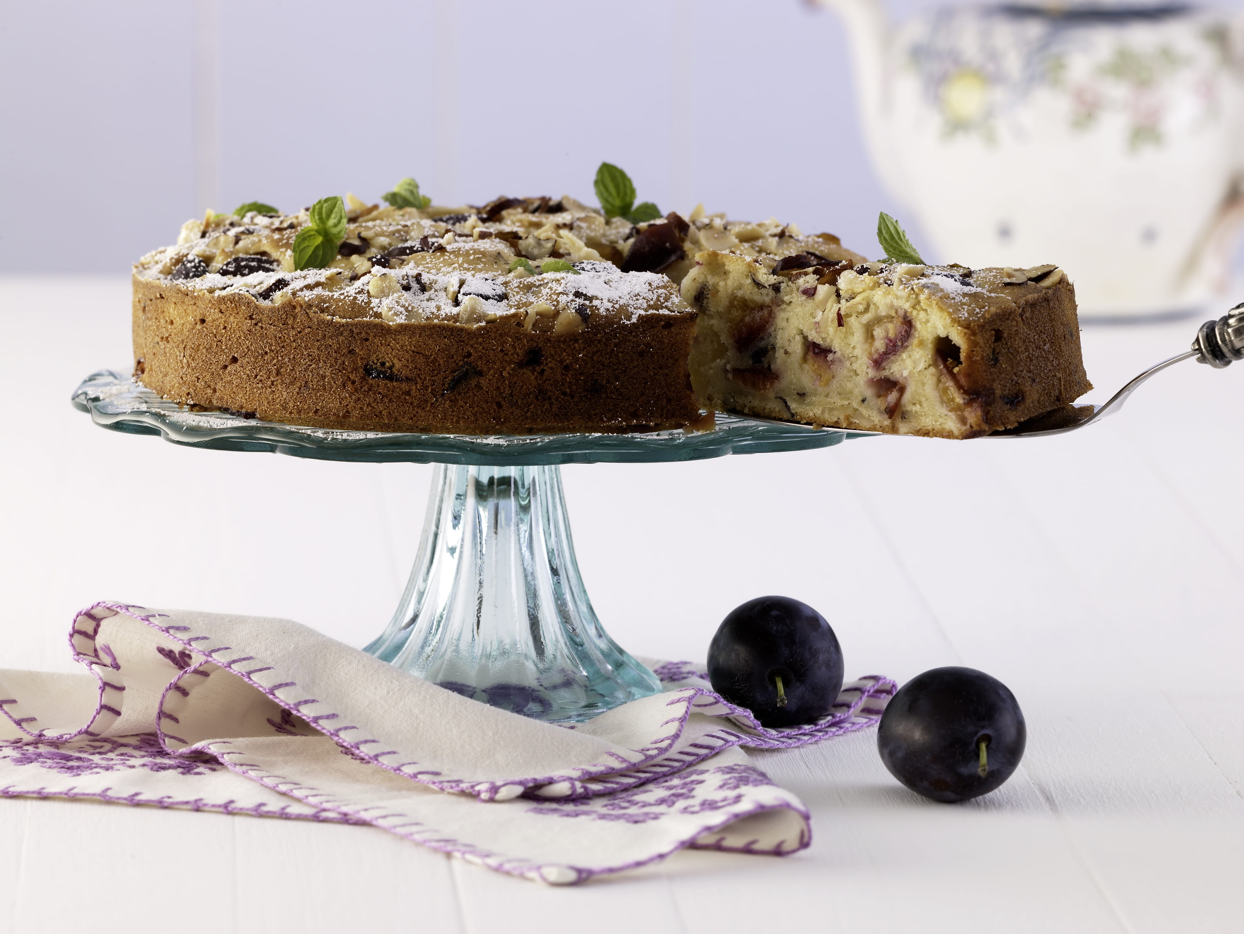 recipe image Pflaumen-Nusskuchen