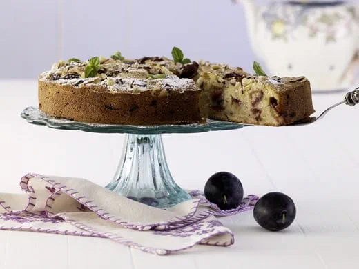 recipe image Pflaumen-Nusskuchen