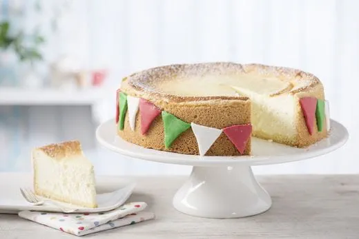 recipe image Käsekuchen mit Wimpelkette