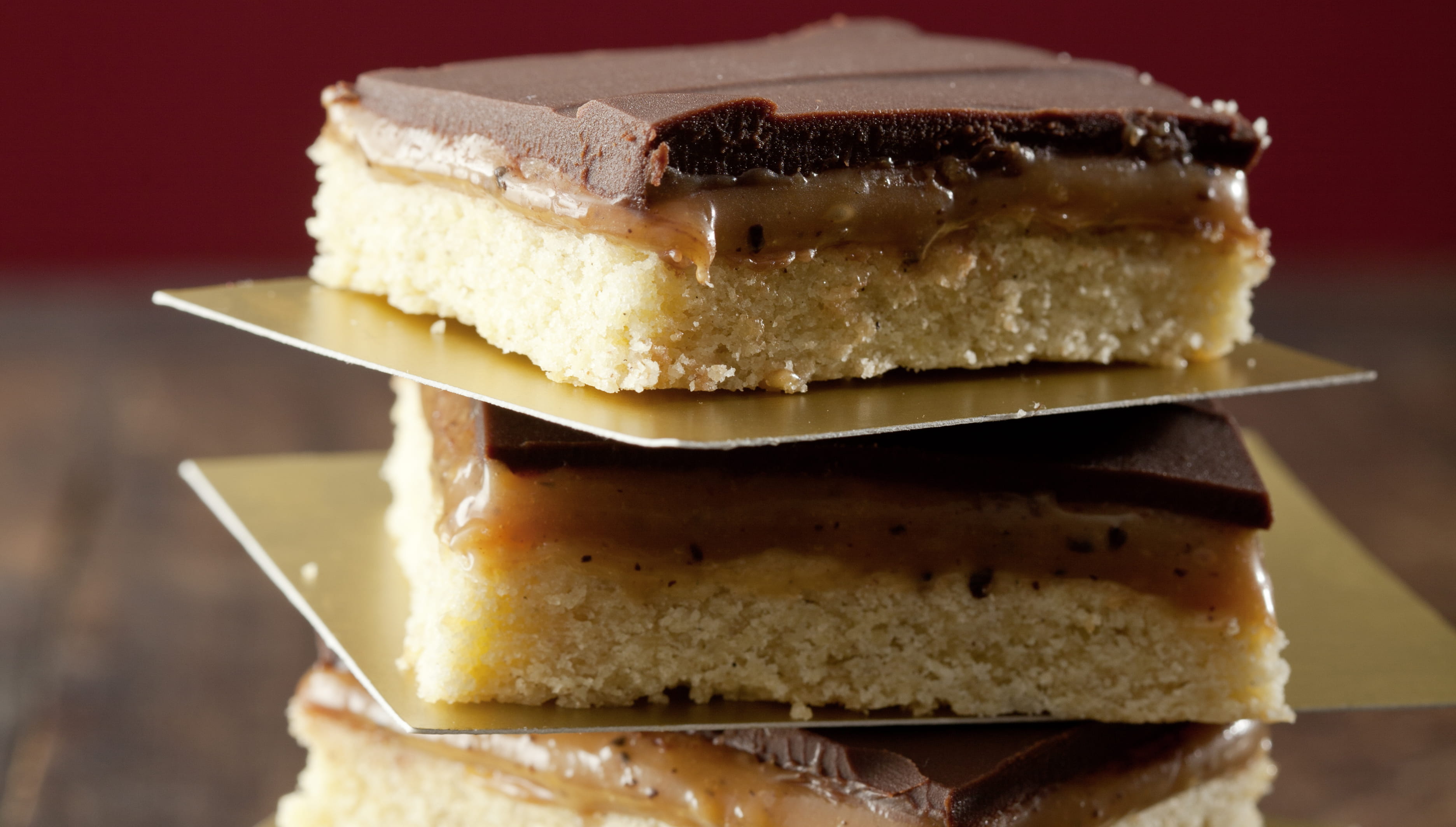 Shortbread mit Karamell-Schoko-Topping | Sanella
