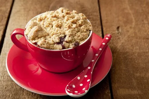 recipe image Crumble - Apfelkompott mit Streuseln