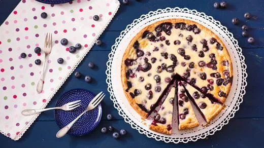 recipe image Blaubeerkuchen mit Schmand