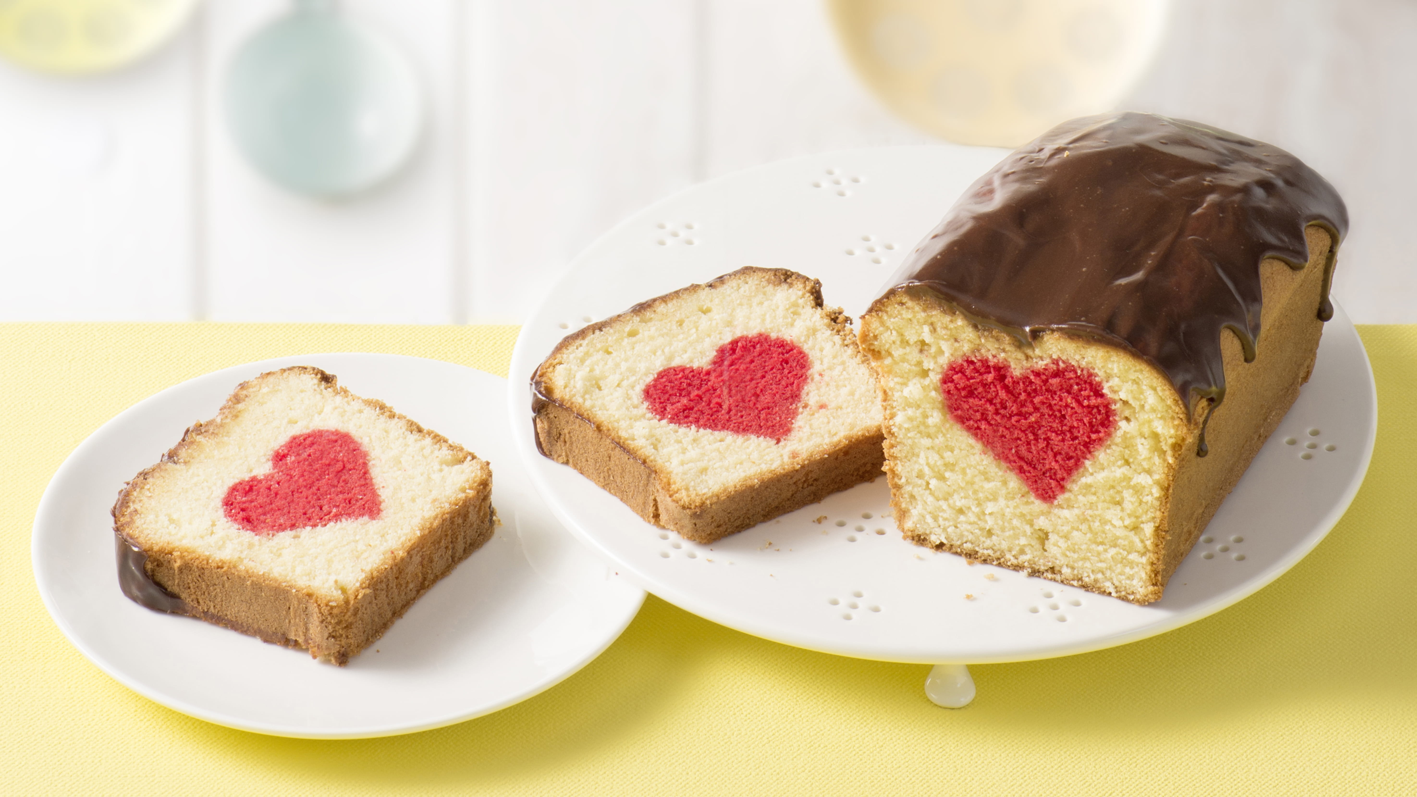 Rührkuchen mit Herz / Patch cake